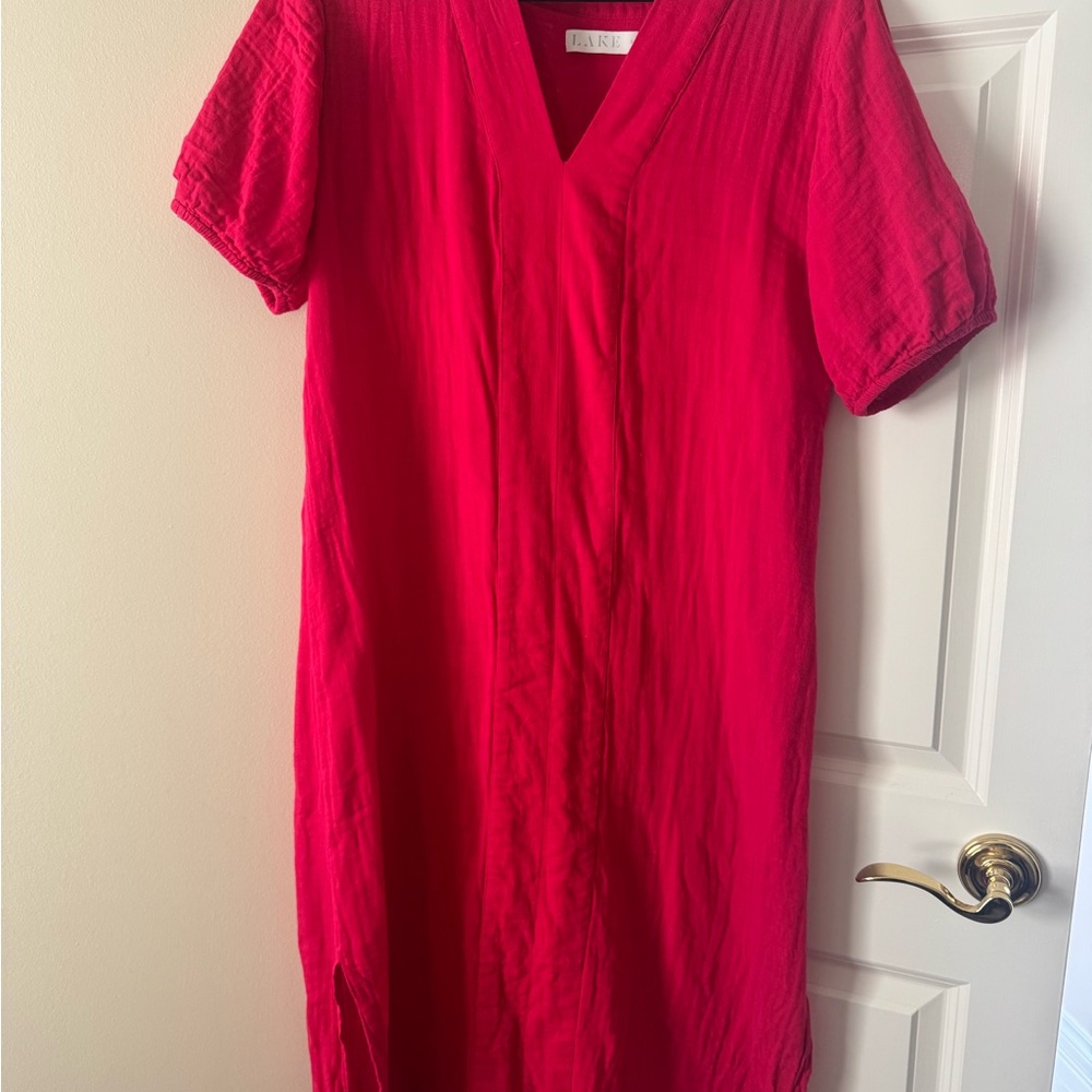 LAKE gauze caftan in heatwave